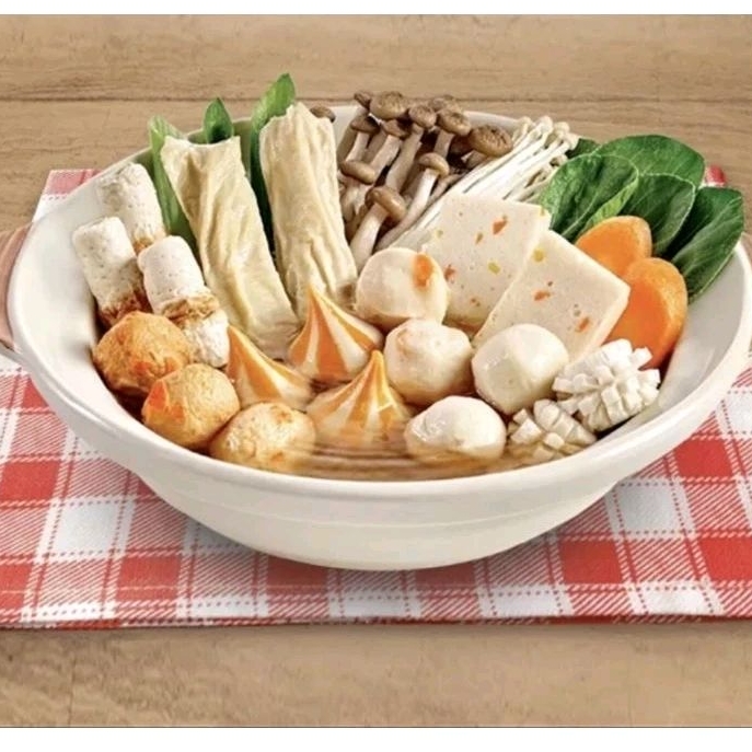 

shifudo steamboat set original gochujang frozen instant / sifudo olahan ikan surimi
