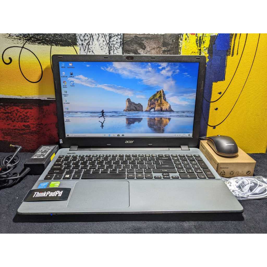 Laptop Acer Aspire E5 - 571G Core i7 5500U  NVIDIA SSD Slim Murah