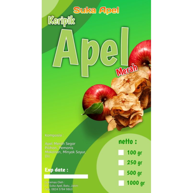 

Keripik Apel Merah