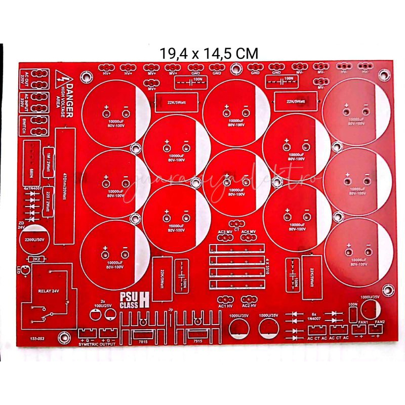 PCB PSU CLASS H PLUS SOFTSTART