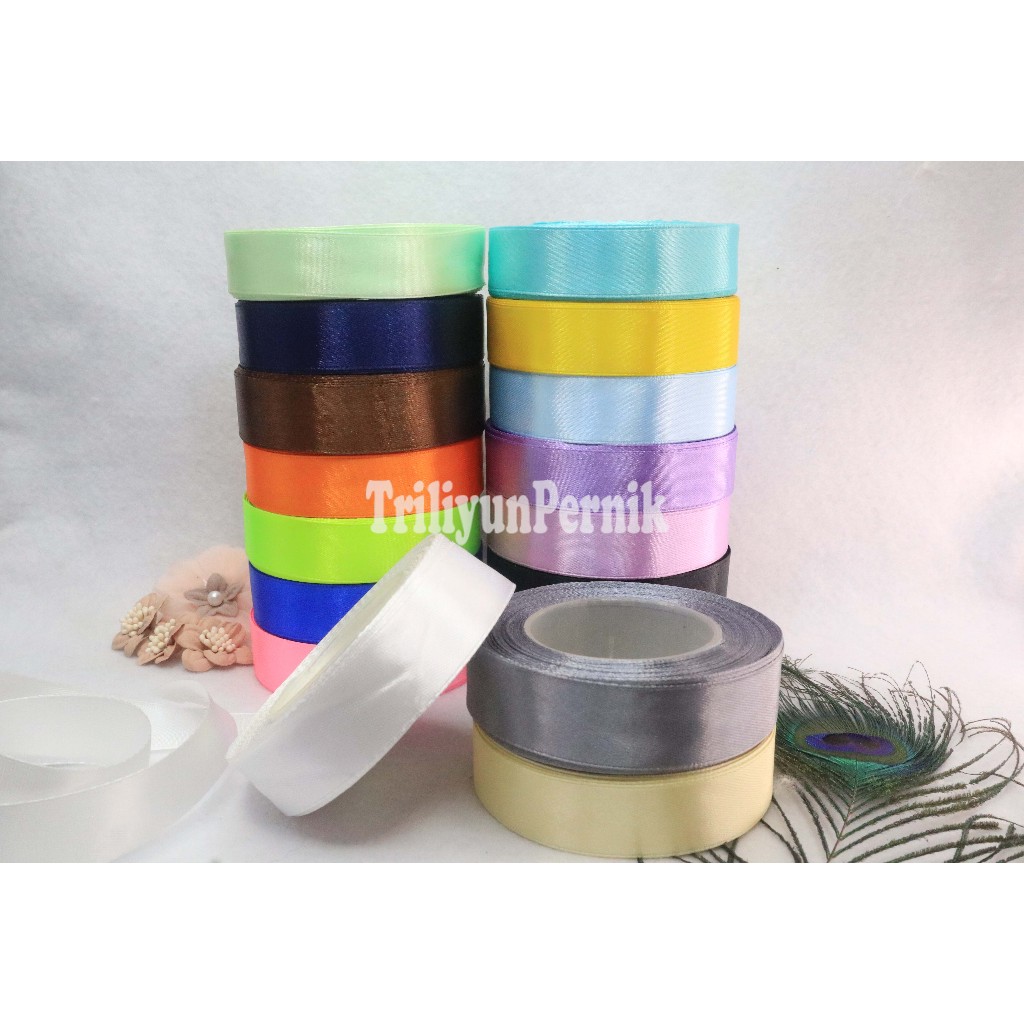 

Pita Satin 2 cm / 3/4 Inch Per Roll 20-25 Yard