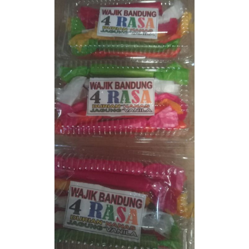 

wajik bandung 4 rasa