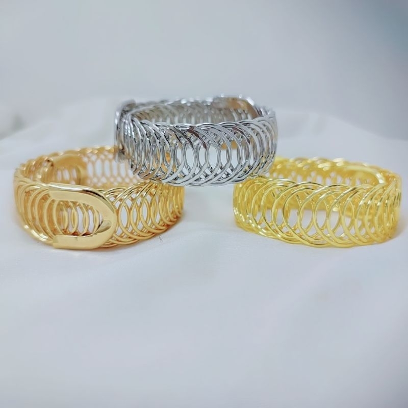 Gelang Bangle model lipan Perhiasan Xuping Fhasion Wanita