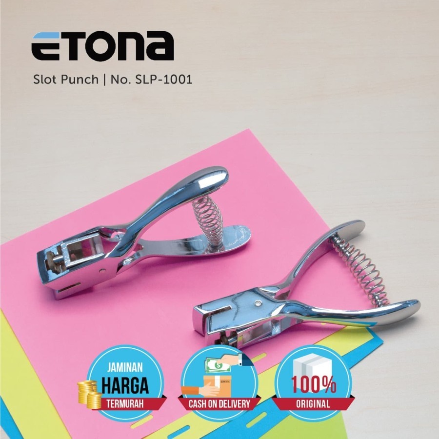 

Pembolong ID Card ETONA Oval SLOT PUNCH E101 ⏮