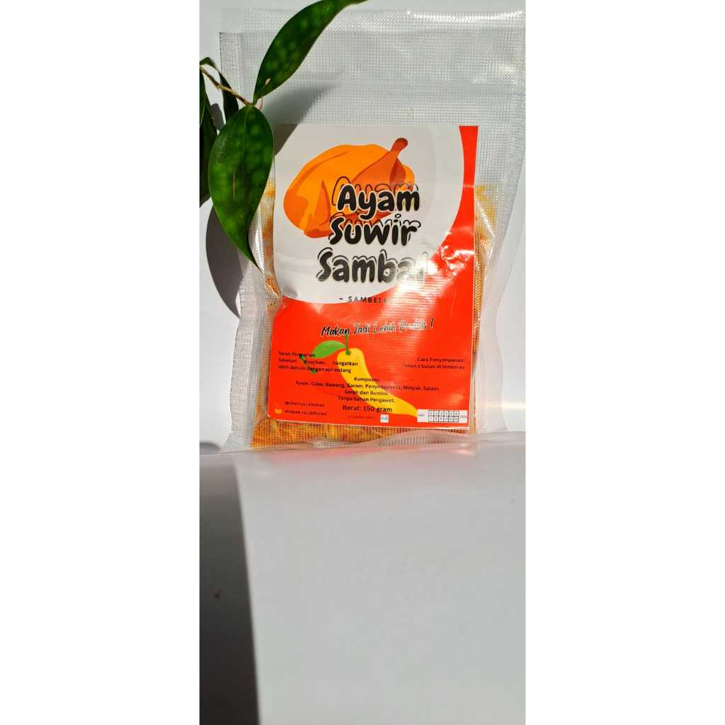 

Cherryci.Kitchen Ayam suwir (Frozen Food) - Berat Bersih 200 Gram
