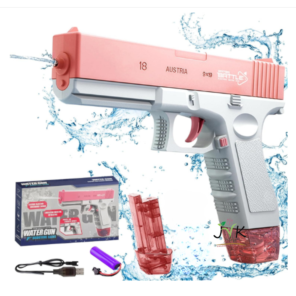 Mainan anak pistol air baterai Electric Automatic Glock Water Gun