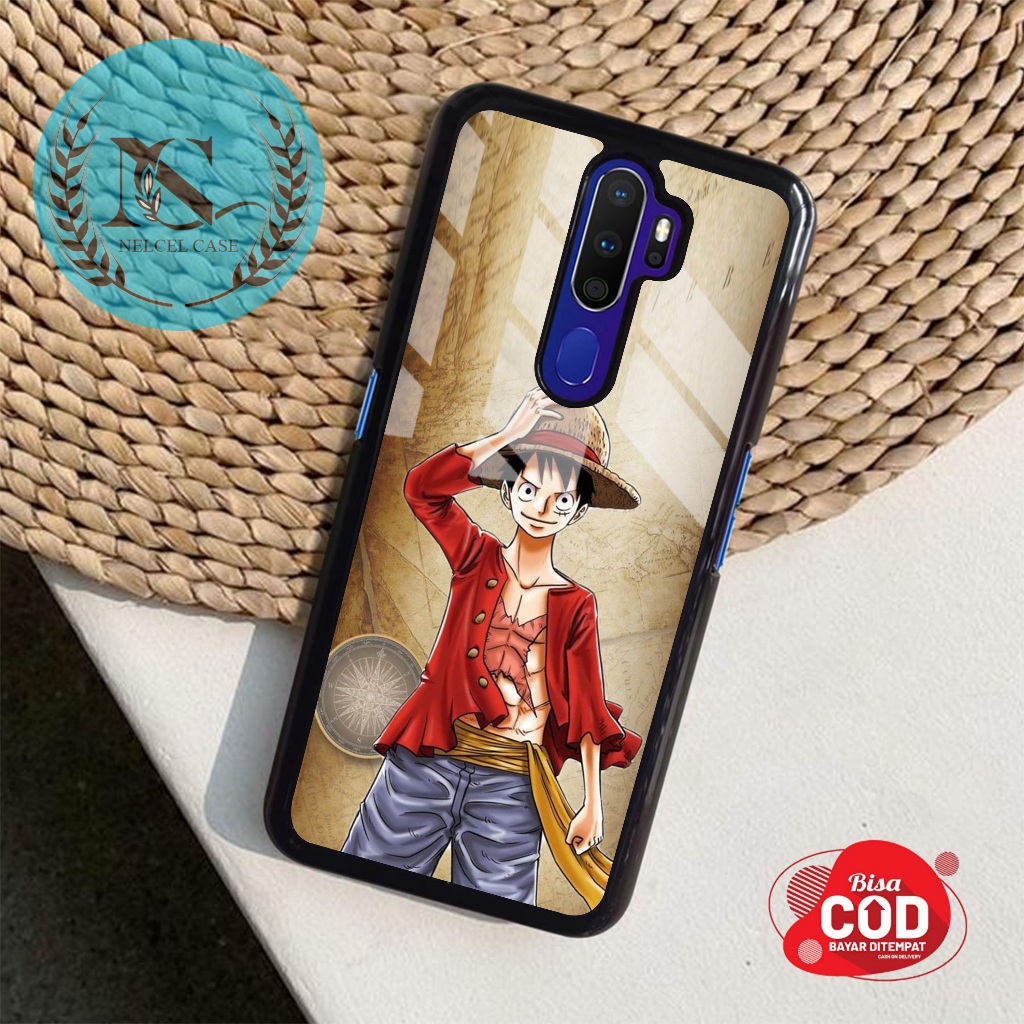 Nelcel Case Oppo A5 2020 A9 2020 Casing Oppo A5 2020 A9 2020 Motif One Piece 01 Case Glossy Case Aes