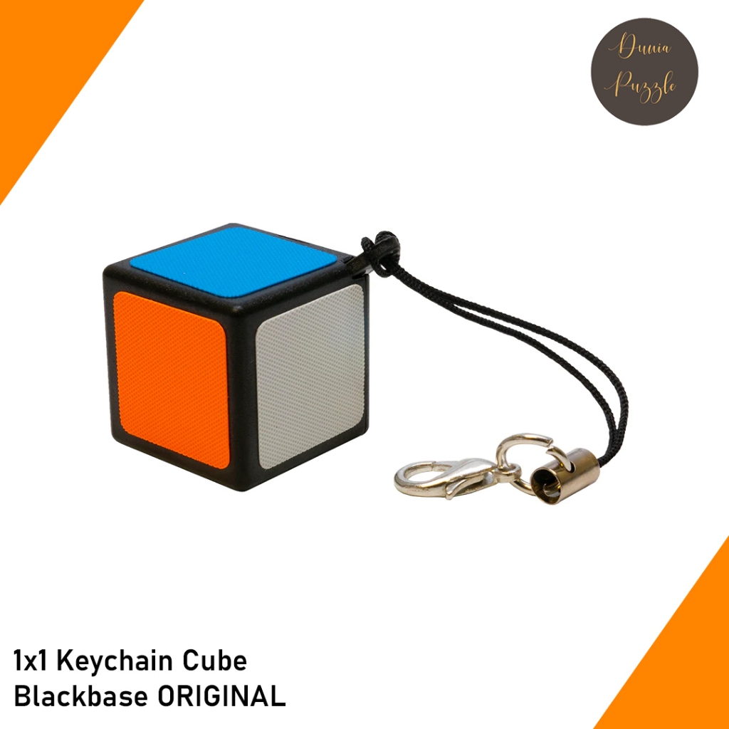 Cube 1x1 Keyrings Keychain 1x1 Keychain Cube Gantungan Kunci 1x1 Blackbase ORIGINAL