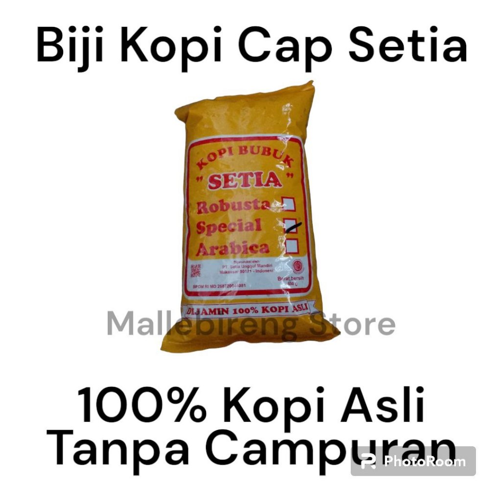 

Kopi Setia Spesial Arabica Robusta 500 gram| kopi murni 100% | kopi asli tanpa campuran | biji kopi robusta arabika arabica blend spesial special | biji kopi hitam murah premium | kopi blend arabica robusta