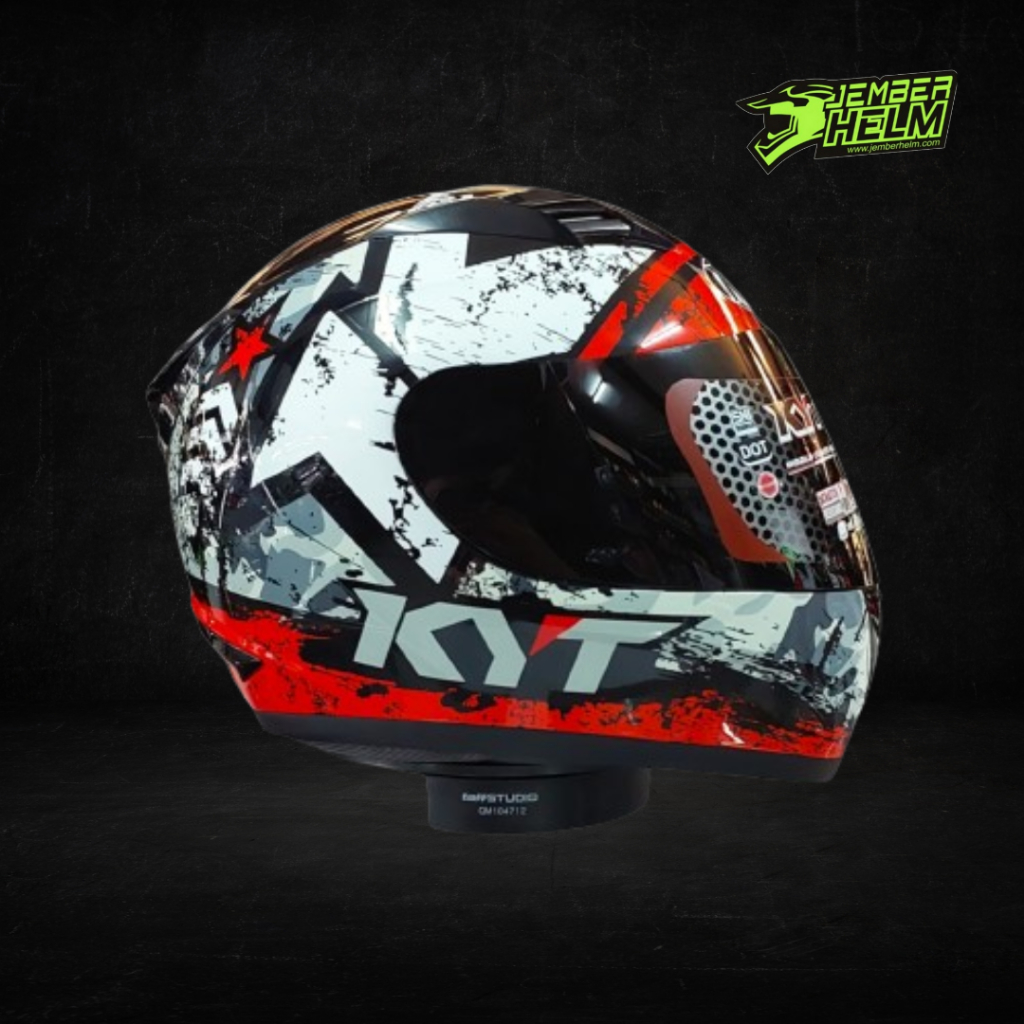 KYT R10 Motif Red Black Glossy