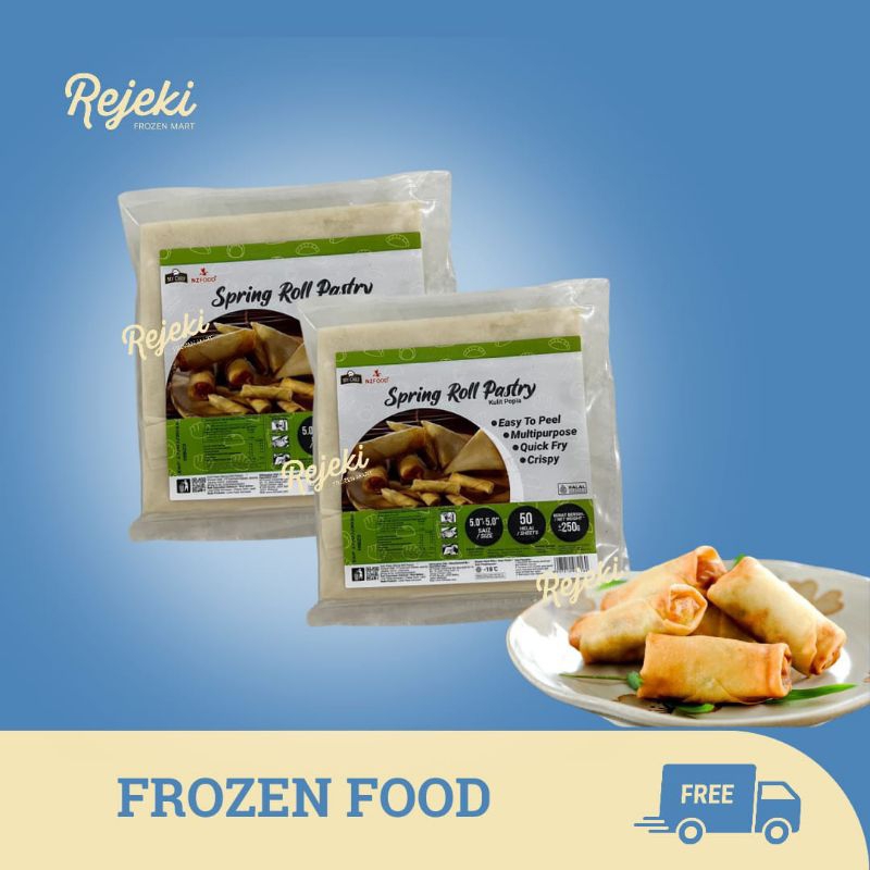 

NZ Food Kulit Popia Lumpia Spring Roll 5' 250g - Rejeki Frozen Mart