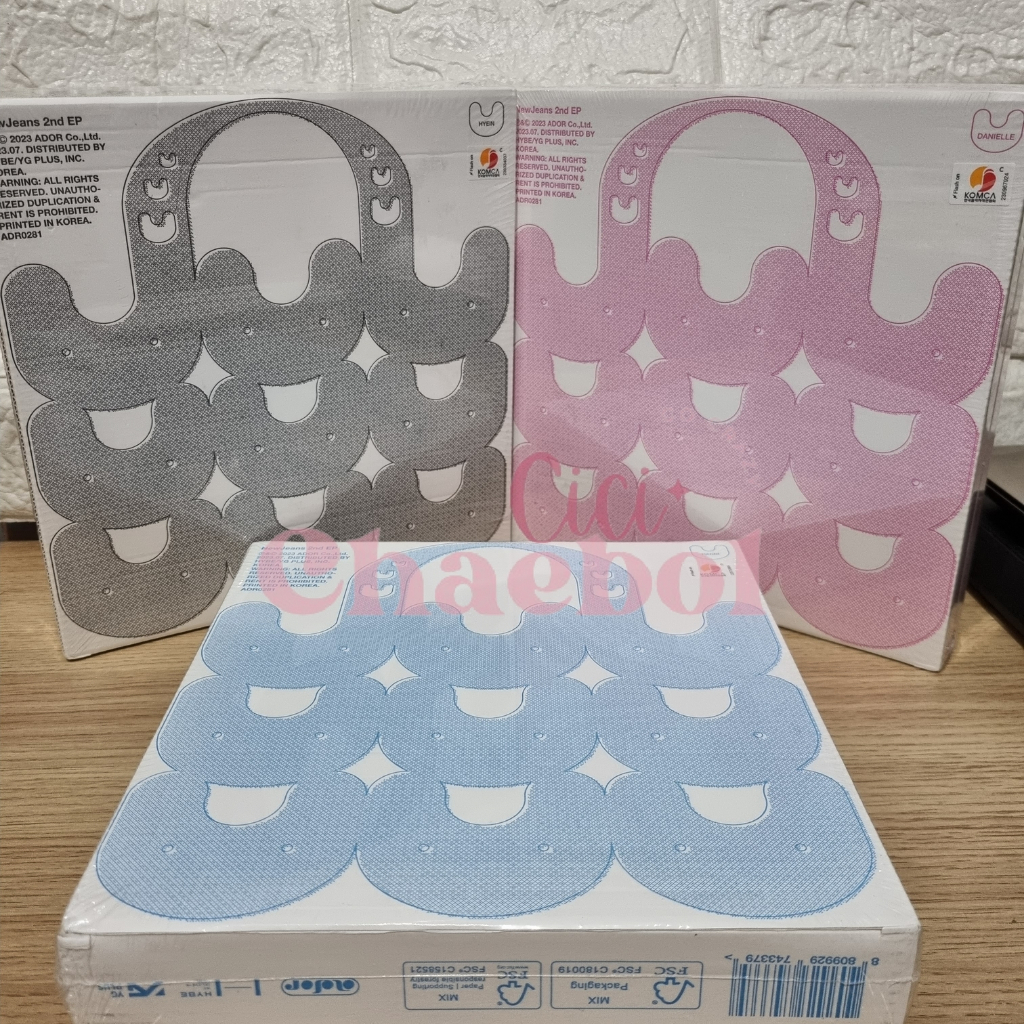 READY Sealed Album NewJeans 2nd EP 'Get Up' Bunny Beach Bag ver. Hanni Hyein Danielle NJ New Jeans