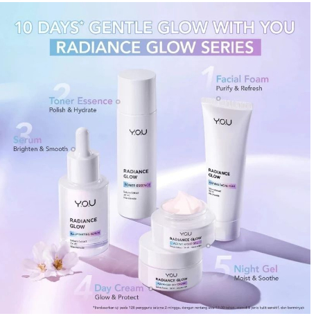 YOU Radiance Glow 5-in1 Glowing Routine Bundle | SKINCARE YOU Sepaket | YOU Radiance Glow Illuminati
