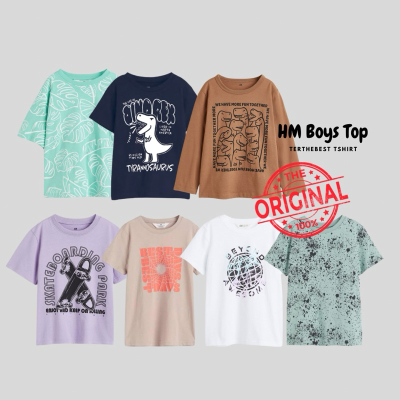 Abh22 HM Kaos Anak Laki-Laki JUNIOR 8-14Tahun