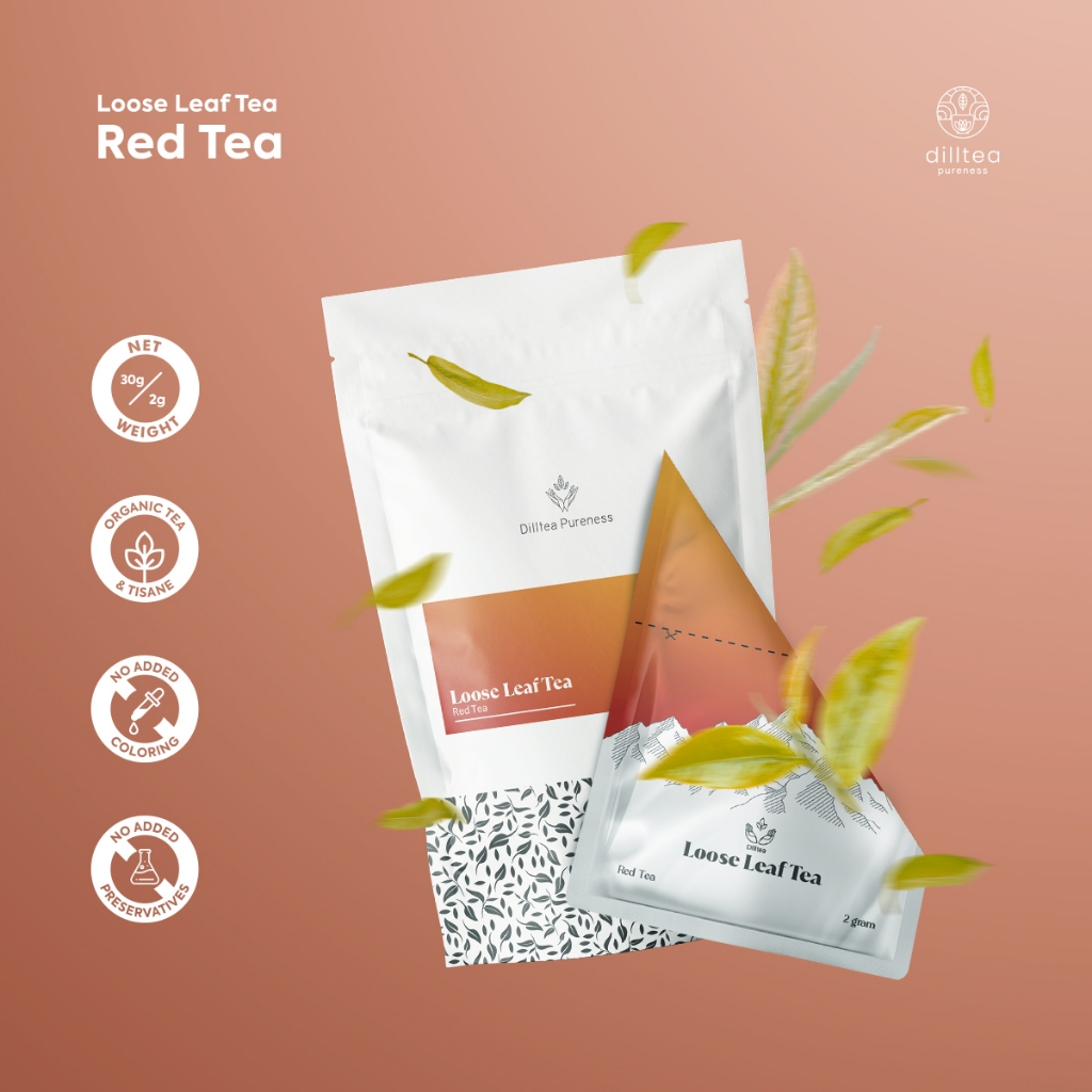 

DILLTEA Red Tea Loose Leaf Tea / Teh Merah