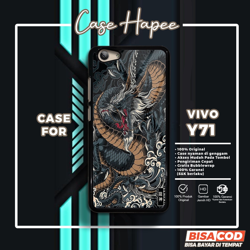 Case Vivo Y71 Casing Vivo Y71 [DRGN] Casehapee Case Glossy Case Aesthetic Custom Case Premium Softca