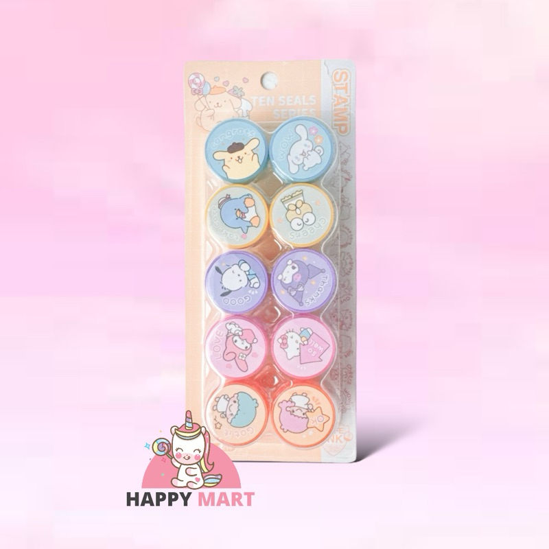 

Cap / stampel motif sanrio PACK ISI 10 pcs
