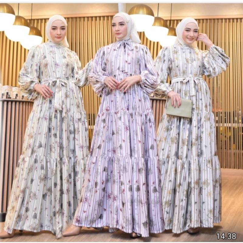 Nadira dress Naura / dress modern / dress pesta / dress jumbo / dress murah