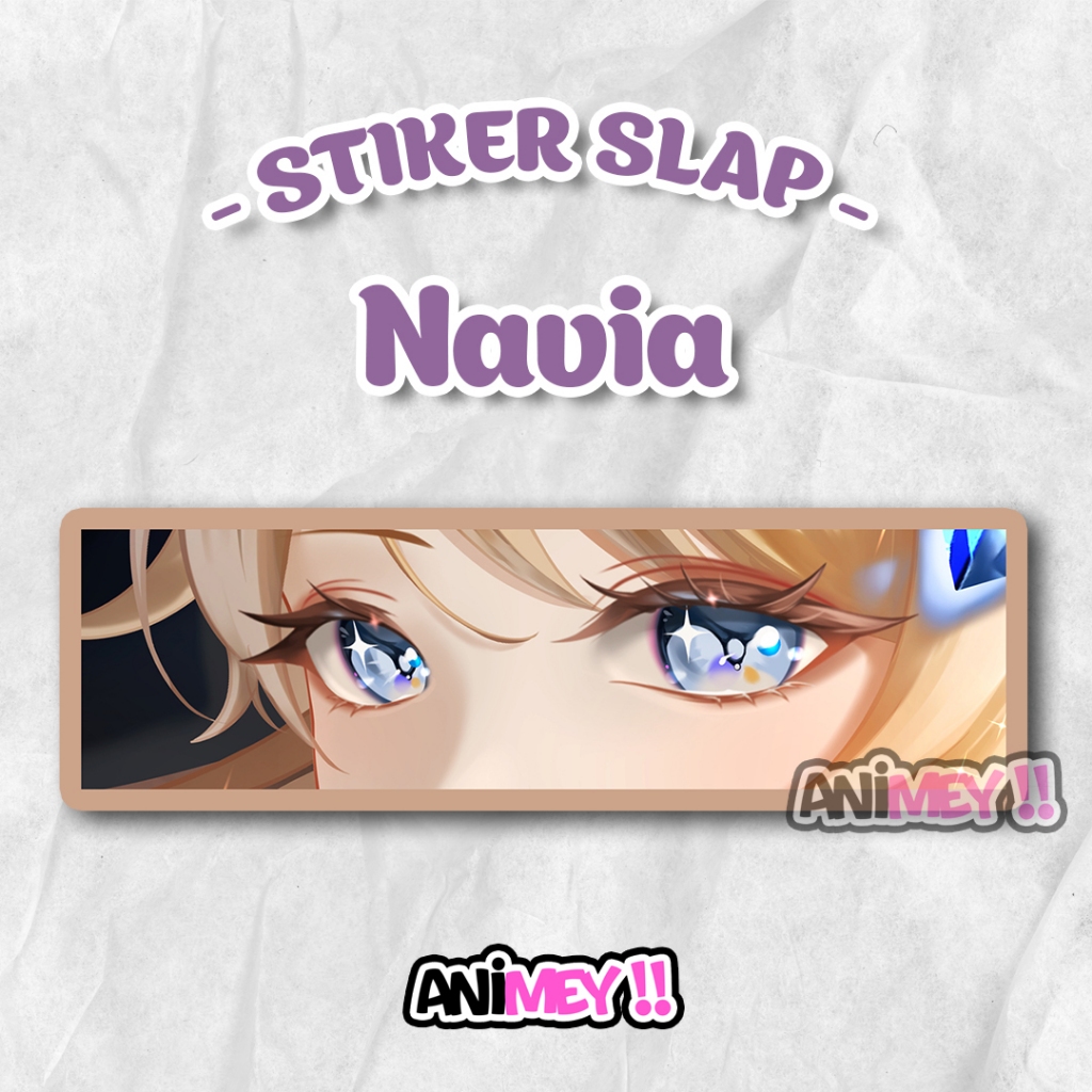 

Stiker Slap Navia Genshin Impact / Sticker Slap Anime Waterproof