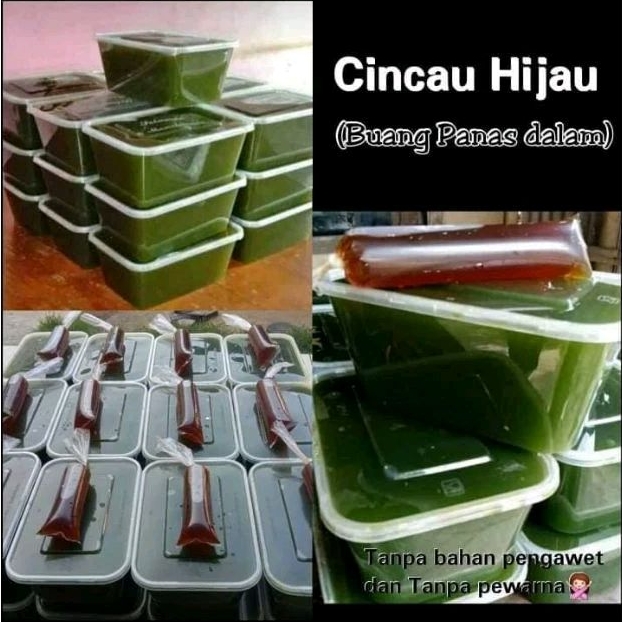 

Cincau Hijau Segar Murni tanpa pengawet