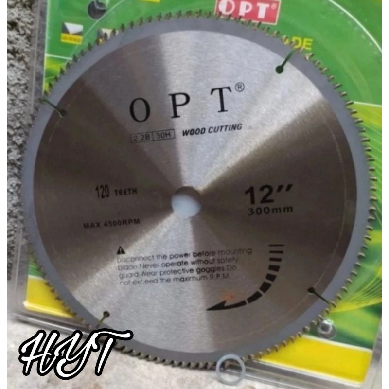Mata gergaji kayu 12 inch 120 teeth gigi original OPT