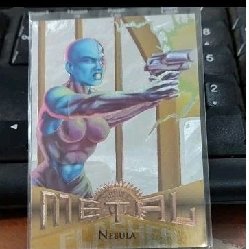 Kartu Marvel Metal Silver Flasher 1995