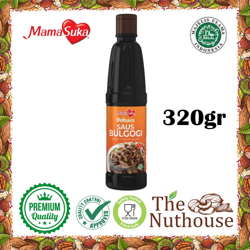 

MAMASUKA Delisaos Saus Bulgogi 320gr / Asian Cuisine Sauce [HALAL]