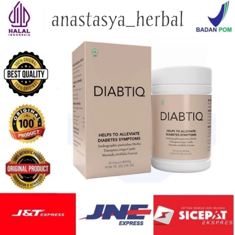 Diabtiq 100% Asli Herbal Original Obat Diabetes Kencing Manis Ampuh
