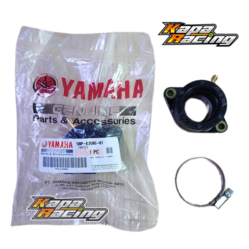 INTAKE MANIPOL SCORPIO KARET MANIPOL SCORPIO ORIGINAL 5BP-E3586-01 YAMAHA GENUINE PART Kapa Racing S