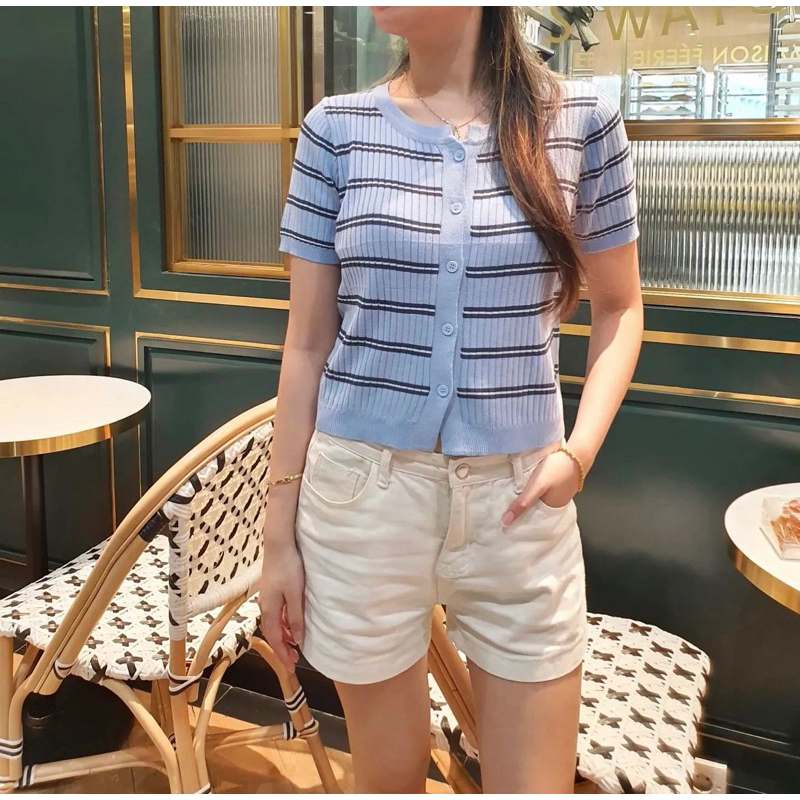 bestclothing - knit atasan wanita knit import cardigan blouse knit korea