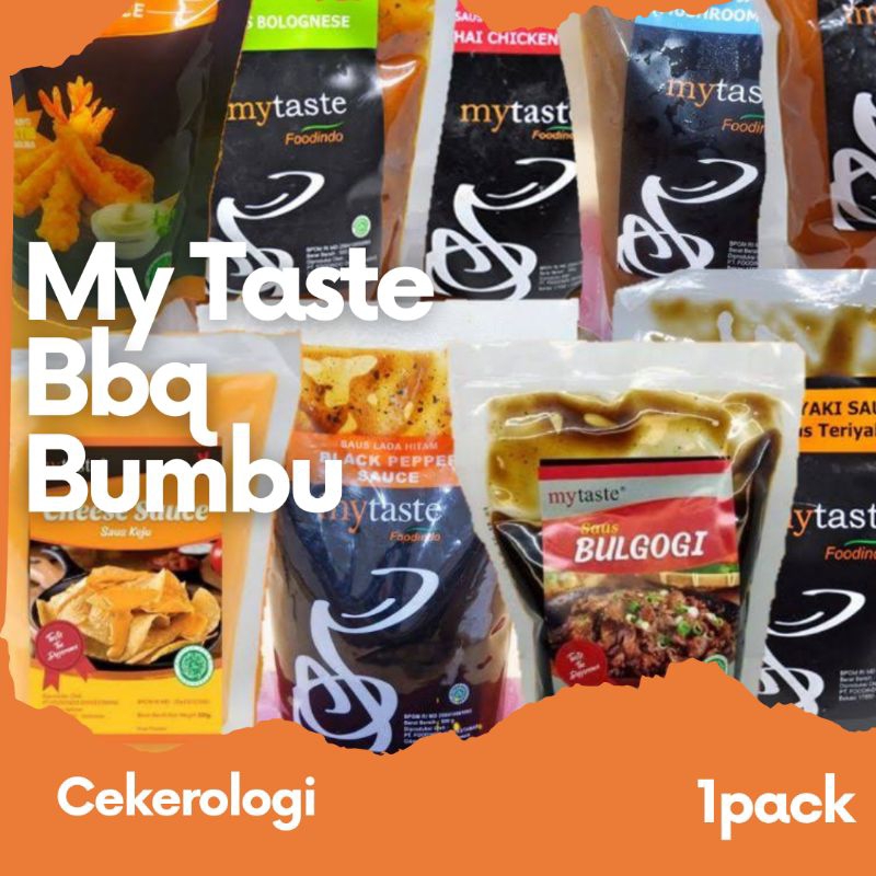 

My Taste bumbu BBQ / Teriyaki / BBQ / Blackpaper