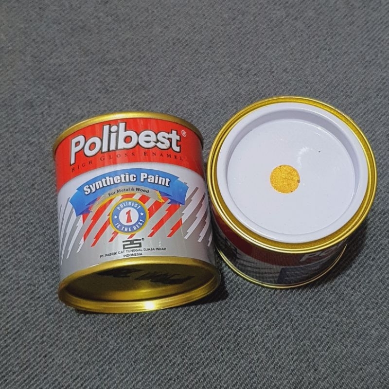 

Cat minyak warna emas POLIBEST isi 80gram