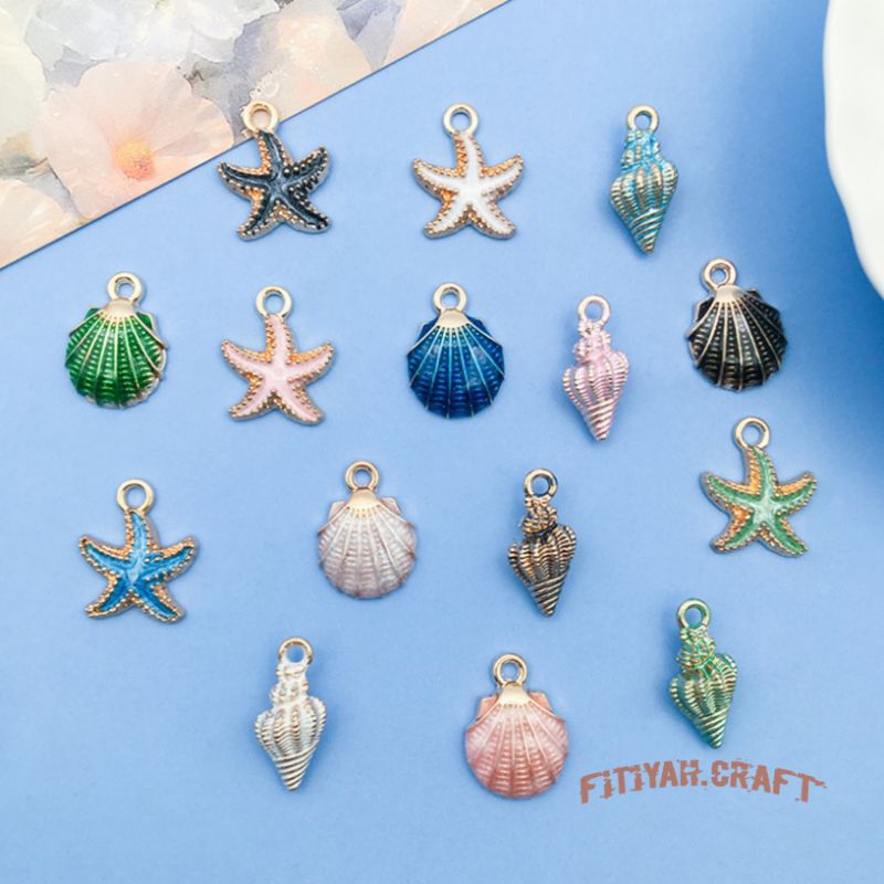 Manik manik Kerang Keong Bintang laut Aksesoris DIY Kerang Bintang laut