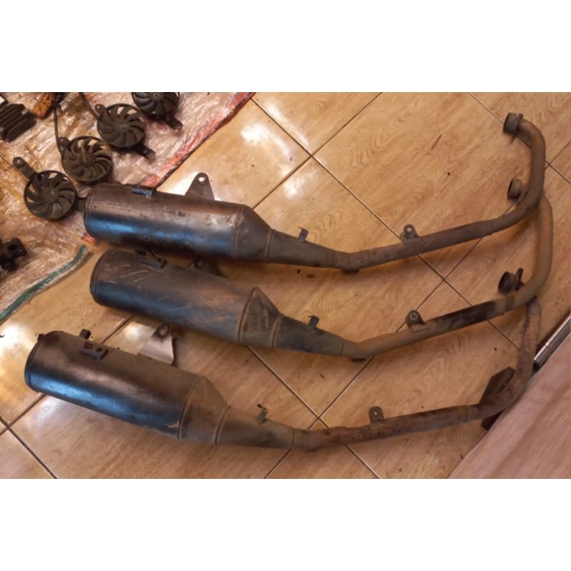 Knalpot Original CB150R Old K15 tanpa Cover