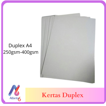 

Kertas Duplex 250 - 400 gsm A4 A5 (Minimal order 5pcs)
