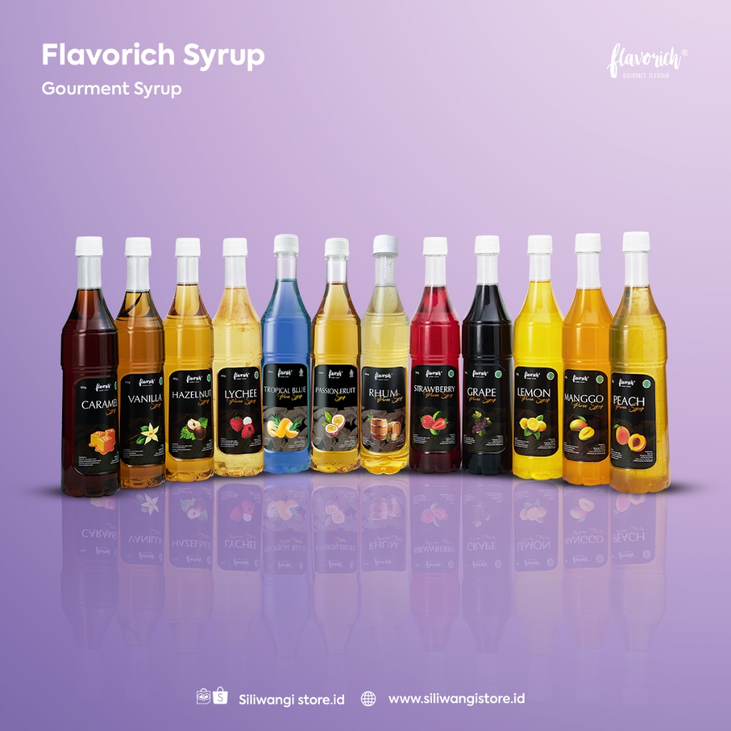 

Ay00! Flavorich - Sirup Puree Vanilla / Gourmet Syrup / Sirup Untuk Hotel, Restaurant and Cafe.