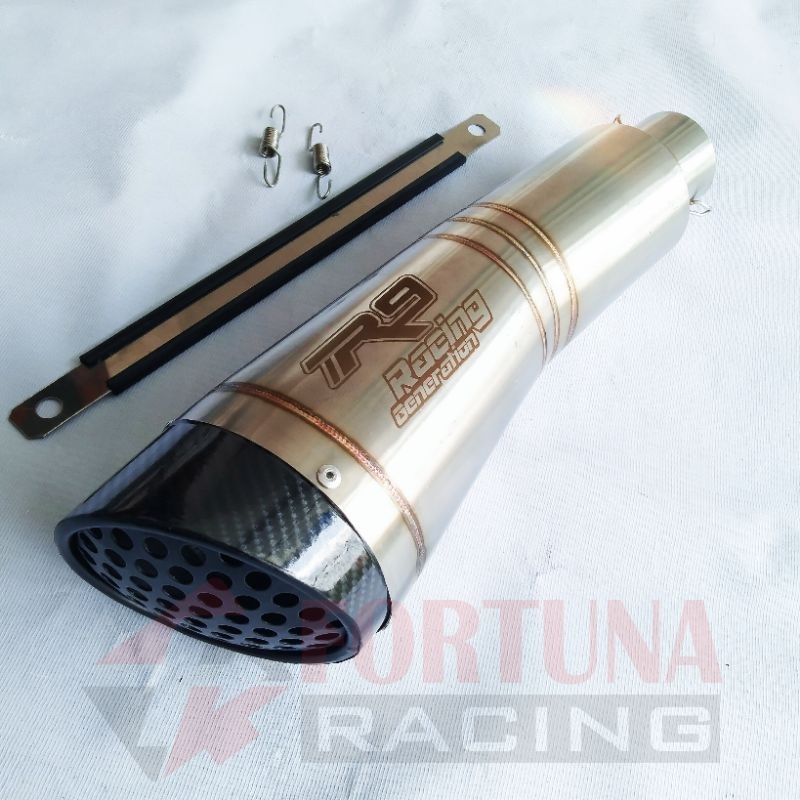 SILINCER KNALPOT R9 H2 TITANIUM, INLET 50MM