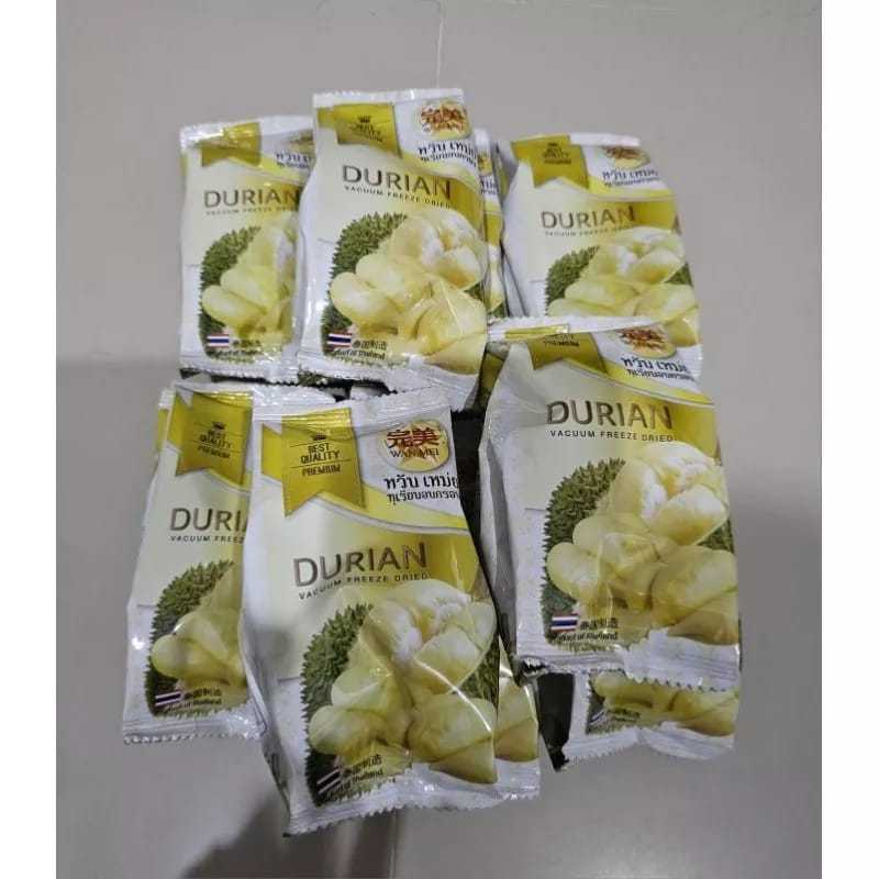 

bc - HALAL Wan Mei Durian Snack Ringan Vacuum Freeze Dried Snack Thailand