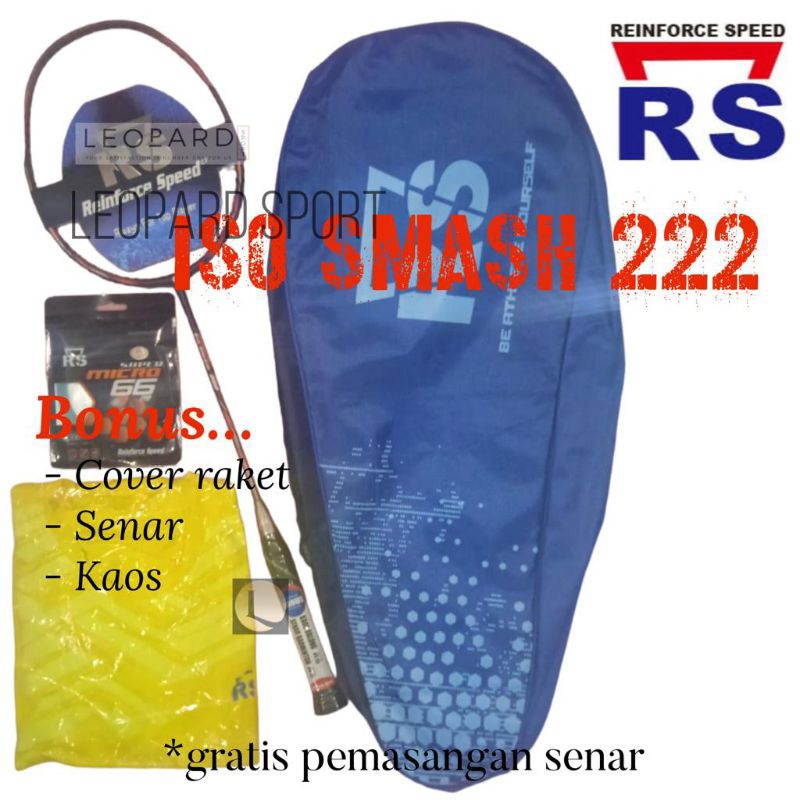 Raket Badminton RS ISO SMASH 222 / RAKET RS