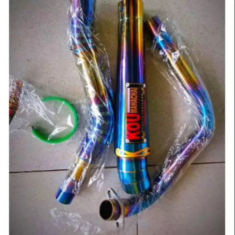 knalpot kou blu satria Fu