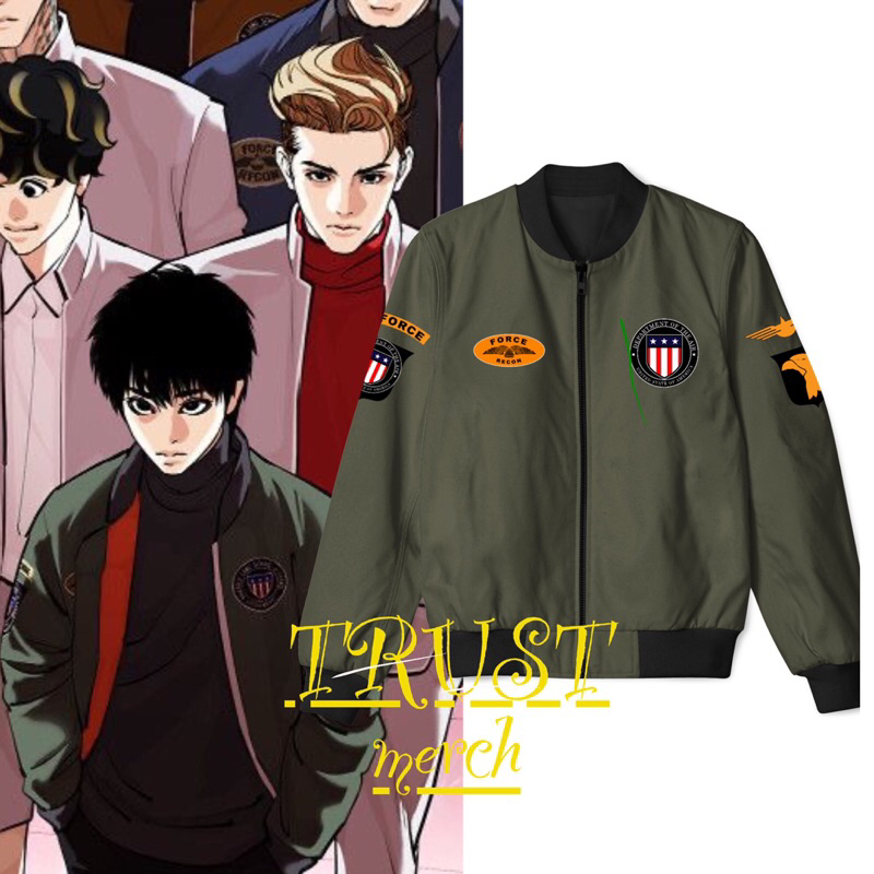 Jaket Bomber Park - Jihoon Jihoon Park Outfit by Manhwa Korea
