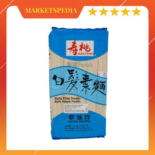 

SauTao Baifa Plain Noodle SSF 324 375gr