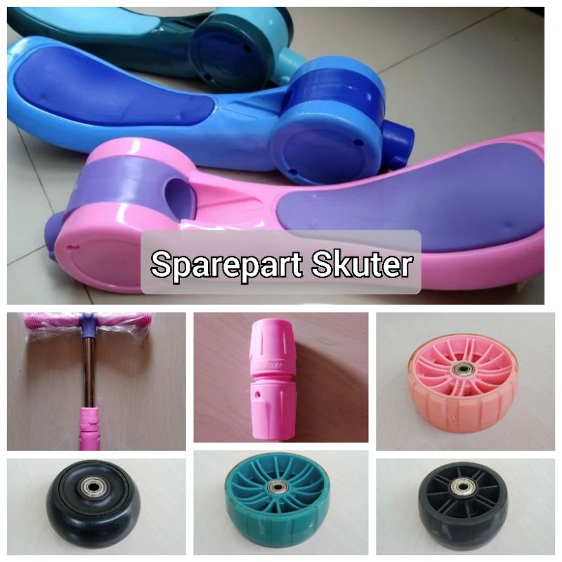 Spare Part Skuter Scooter Anak Dudukan Roda Rangka dll