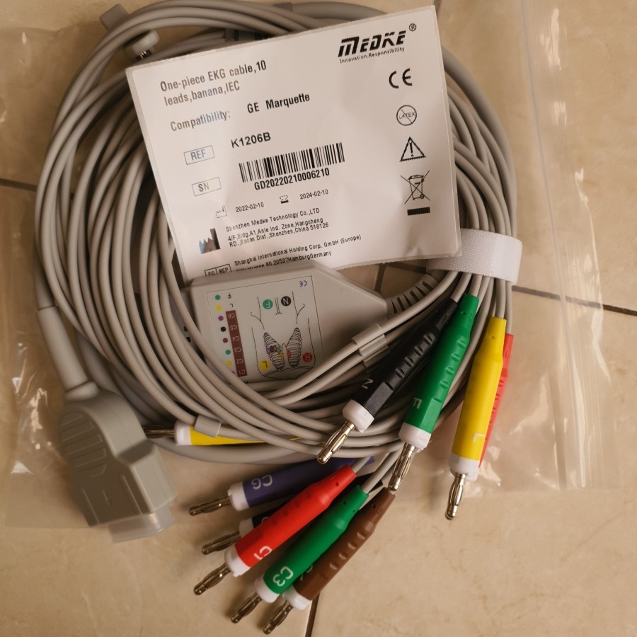 Kabel EKG/ECG Ge Marquette 10 leads K1206B