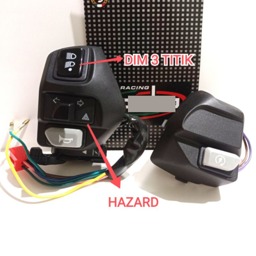 Saklar Set Mio Kanan Kiri+Hazard dan Model Vietnam Universal Motor Mio J Mio Sporty Mio M3 Mio SOUL