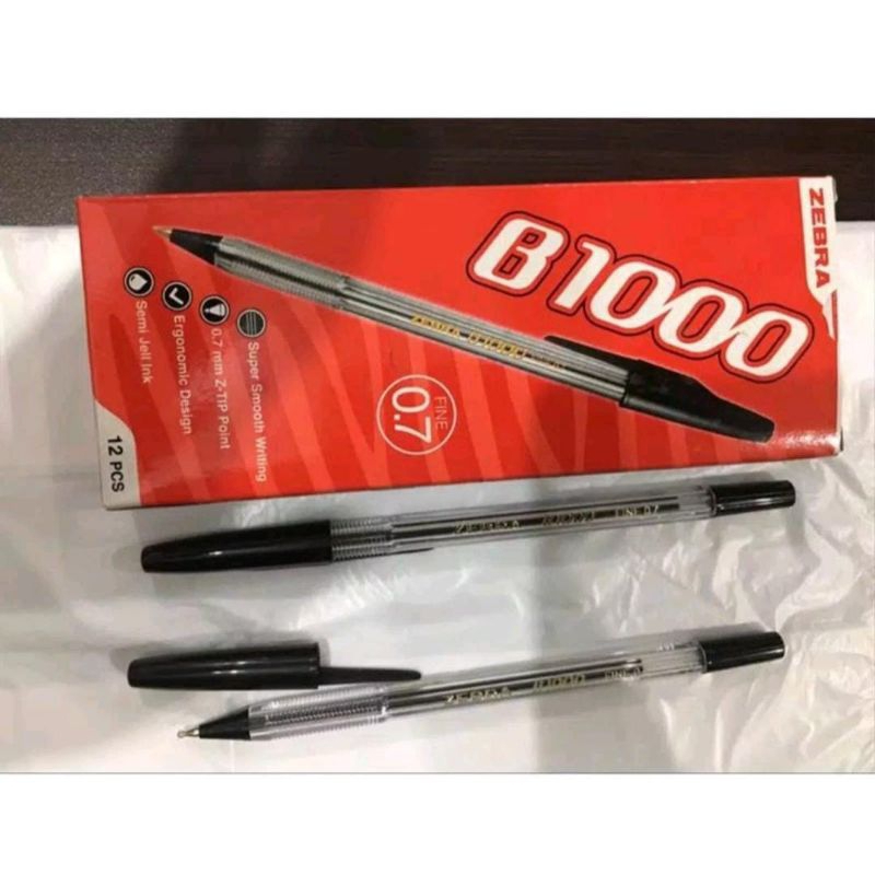 

Pulpen ZEBRA B1000 Hitam