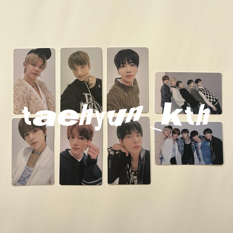 TXT LUCKYDRAW YEONJUN BEOMGYU TAEHYUN HUENINGKAI OT5 GROUP LUCKYDRAW LD PHOTOCARD PC MINISODE 2:THUR