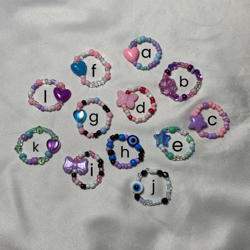 aesthetic beads ring
