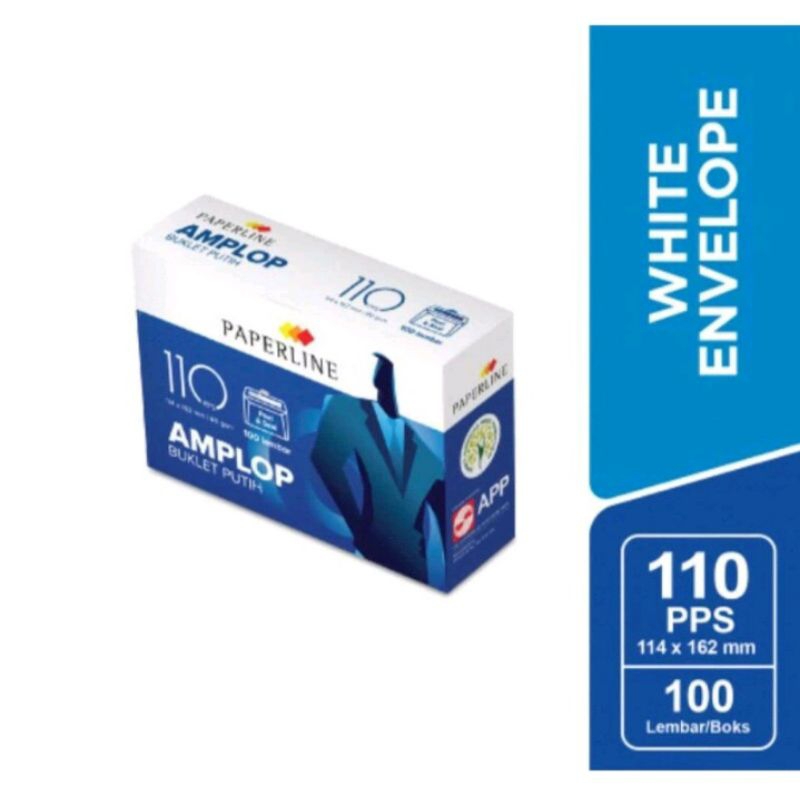 

Amplop Paperline putih isi 100 lembar