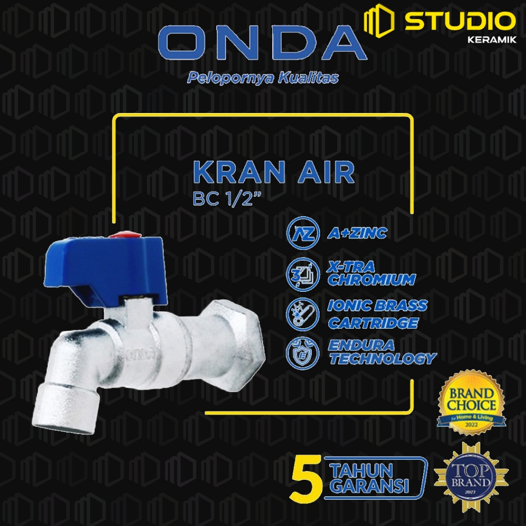 ONDA Kran Air Tembok / Taman BC 1/2"
